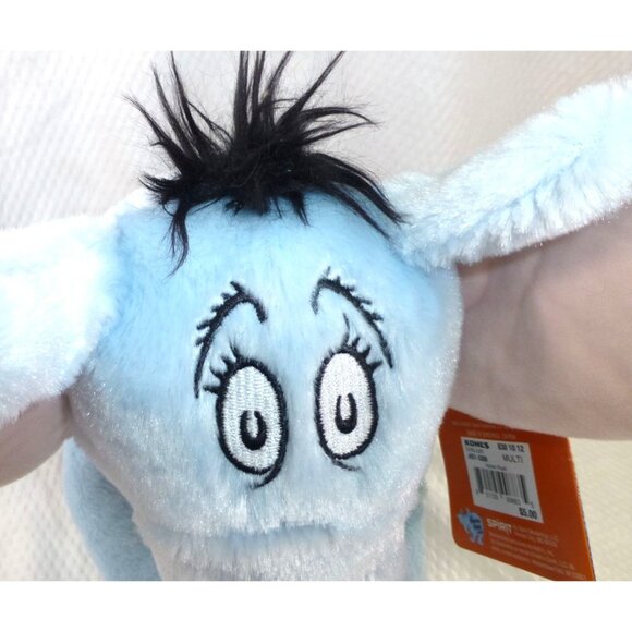 Horton Hears A Who Plush Toy 12" Kohls Cares Dr. Seuss Elephant Blue Soft Stuffe - Picture 10 of 11